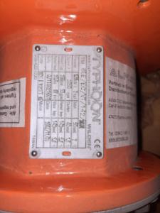 Typhoon 6LE/EC/VT/142/XX ipari centrifugálszivattyú – 1,5 kW, 200 l/perc