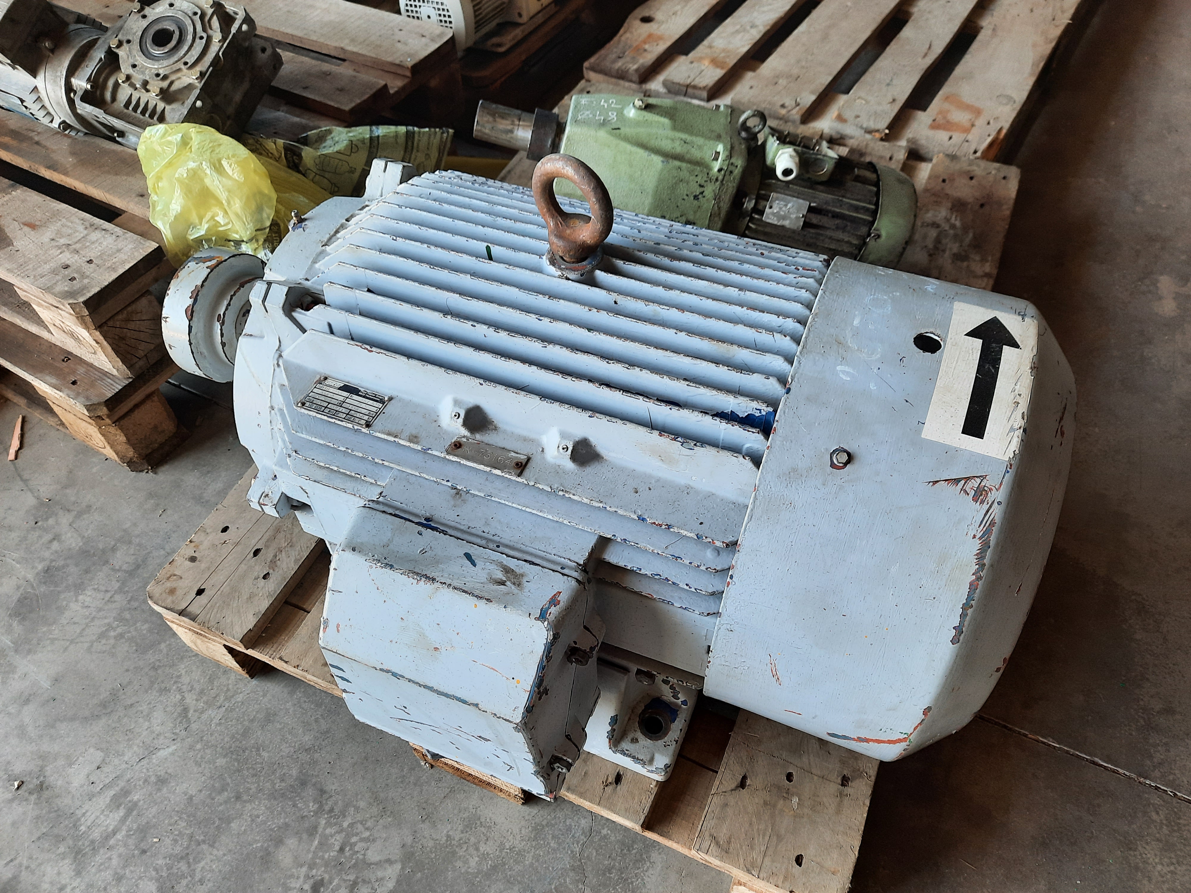 Halter DE 225S-4 háromfázisú villanymotor – 37 kW, 1470 ford./perc, 380 V