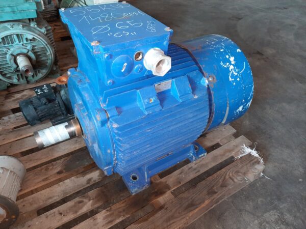 Elin villanymotor (azonosító: 6873) teljesítmény: 55kW, fordulat: 1450