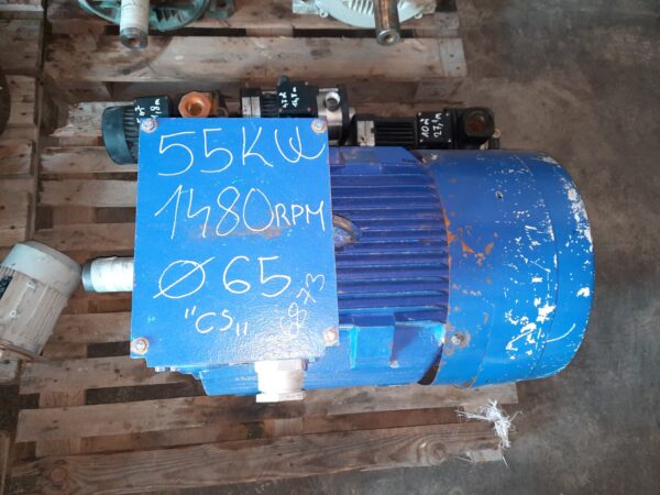 Elin villanymotor (azonosító: 6873) teljesítmény: 55kW, fordulat: 1450 - Image 3