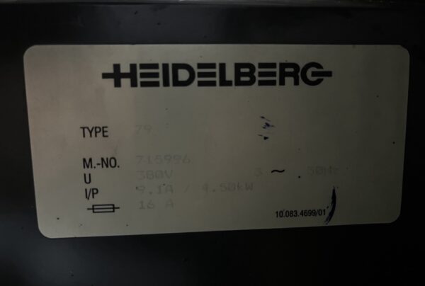 Heidelberg GTO 52-2, 2 werkes offset nyomdagép (2004) - Image 2