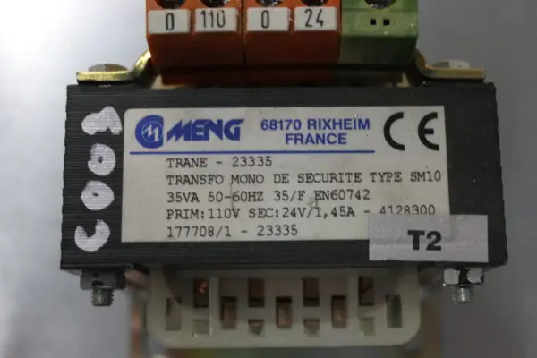 Meng transzformátor, trane 23335 (azonosító: C003) - Image 2